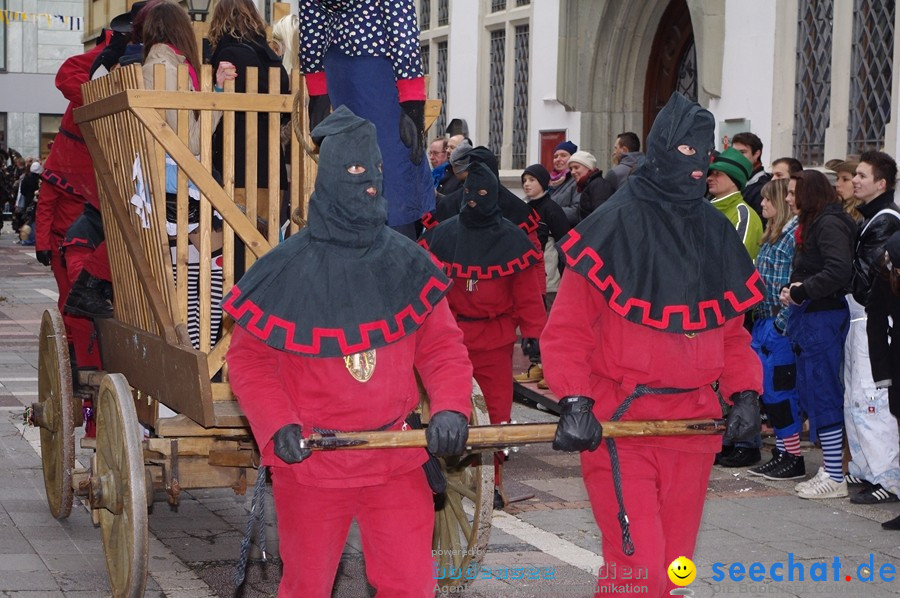 Narrenumzug - Grosses Narrentreffen in Konstanz am Bodensee, 22.01.2012