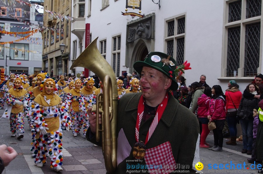 Narrenumzug - Grosses Narrentreffen in Konstanz am Bodensee, 22.01.2012