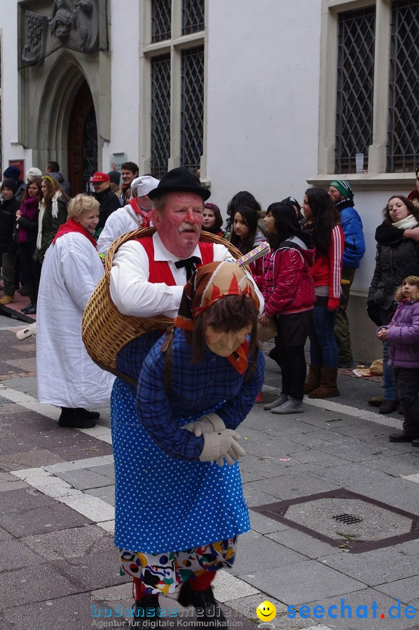 Narrenumzug - Grosses Narrentreffen in Konstanz am Bodensee, 22.01.2012