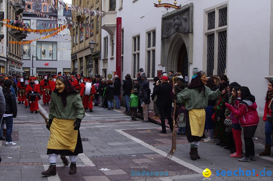 Narrenumzug - Grosses Narrentreffen in Konstanz am Bodensee, 22.01.2012