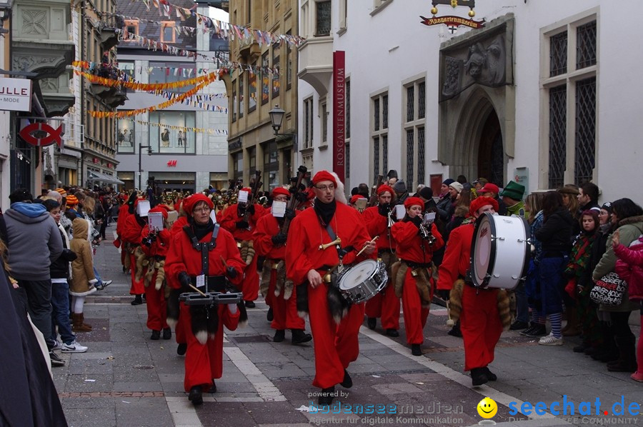 Narrenumzug - Grosses Narrentreffen in Konstanz am Bodensee, 22.01.2012