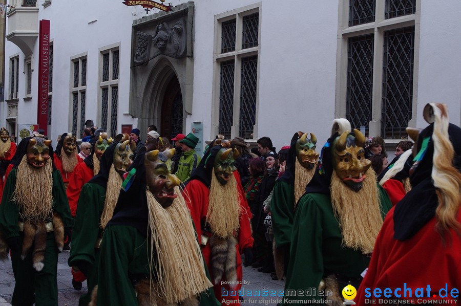 Narrenumzug - Grosses Narrentreffen in Konstanz am Bodensee, 22.01.2012