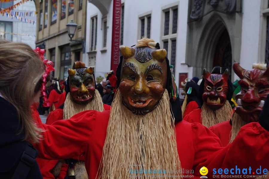 Narrenumzug - Grosses Narrentreffen in Konstanz am Bodensee, 22.01.2012