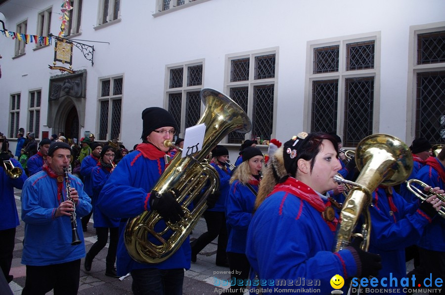 Narrenumzug - Grosses Narrentreffen in Konstanz am Bodensee, 22.01.2012