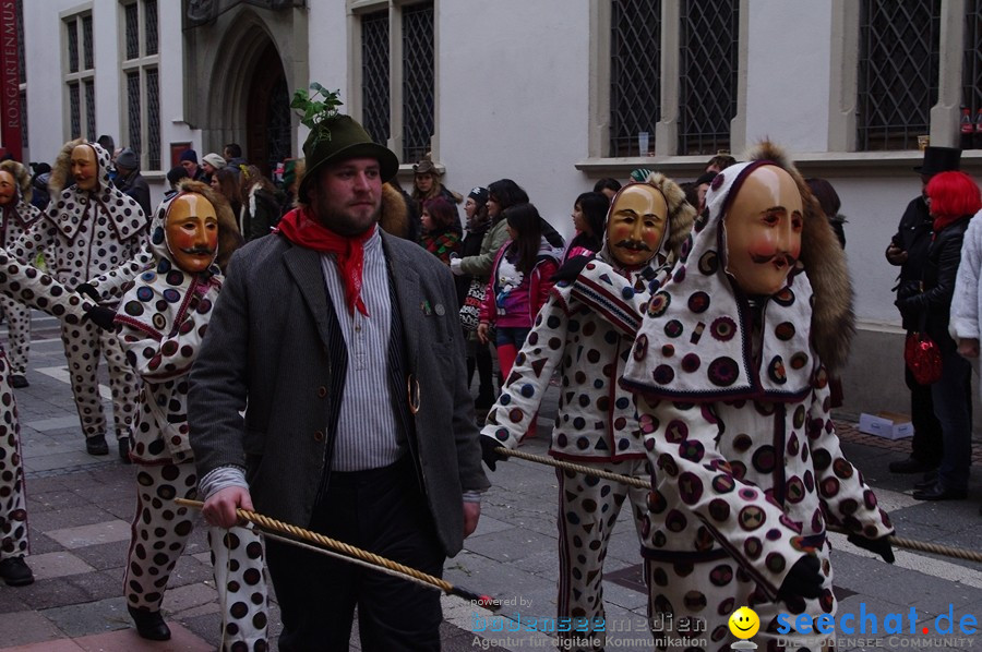 Narrenumzug - Grosses Narrentreffen in Konstanz am Bodensee, 22.01.2012