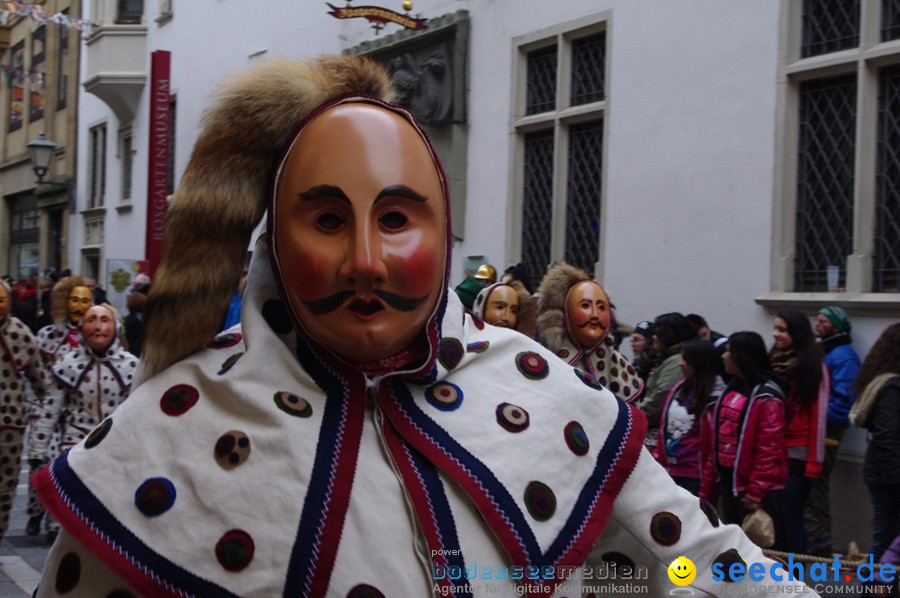 Narrenumzug - Grosses Narrentreffen in Konstanz am Bodensee, 22.01.2012