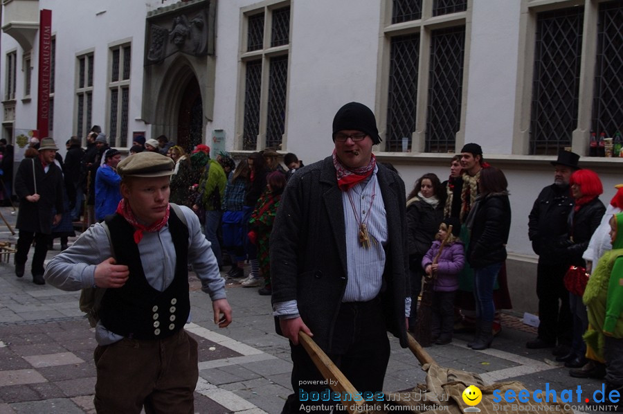 Narrenumzug - Grosses Narrentreffen in Konstanz am Bodensee, 22.01.2012