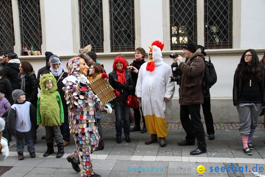 Narrenumzug - Grosses Narrentreffen in Konstanz am Bodensee, 22.01.2012