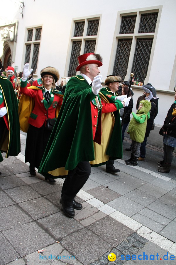 Narrenumzug - Grosses Narrentreffen in Konstanz am Bodensee, 22.01.2012