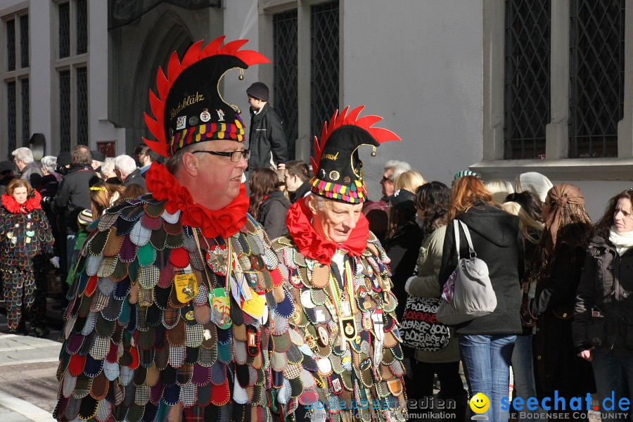 Narrenumzug - Grosses Narrentreffen in Konstanz am Bodensee, 22.01.2012