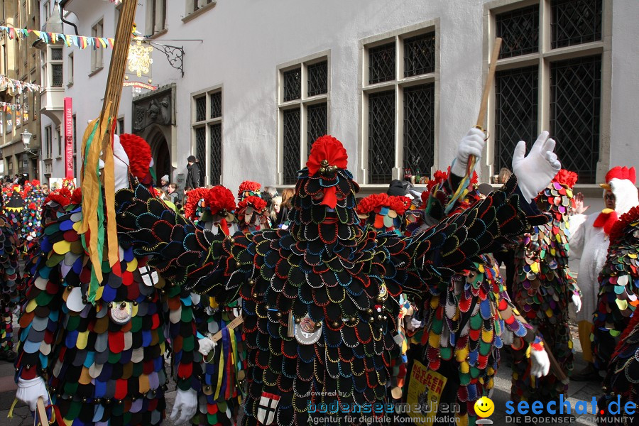 Narrenumzug - Grosses Narrentreffen in Konstanz am Bodensee, 22.01.2012