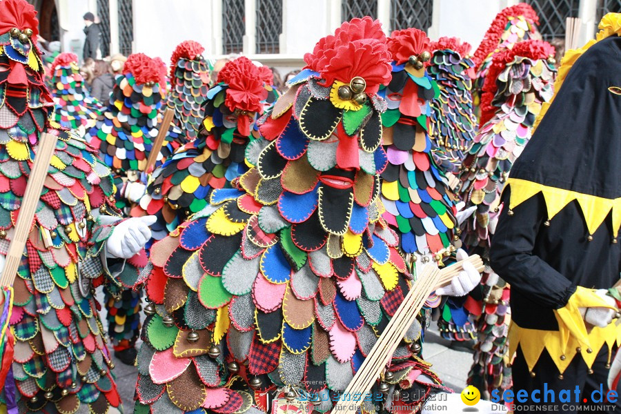 Narrenumzug - Grosses Narrentreffen in Konstanz am Bodensee, 22.01.2012