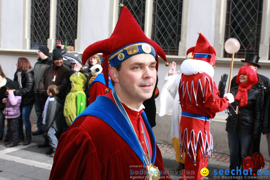 Narrenumzug - Grosses Narrentreffen in Konstanz am Bodensee, 22.01.2012