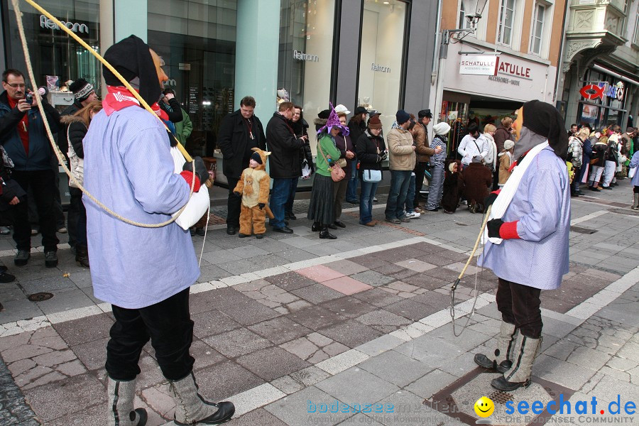 Narrenumzug - Grosses Narrentreffen in Konstanz am Bodensee, 22.01.2012