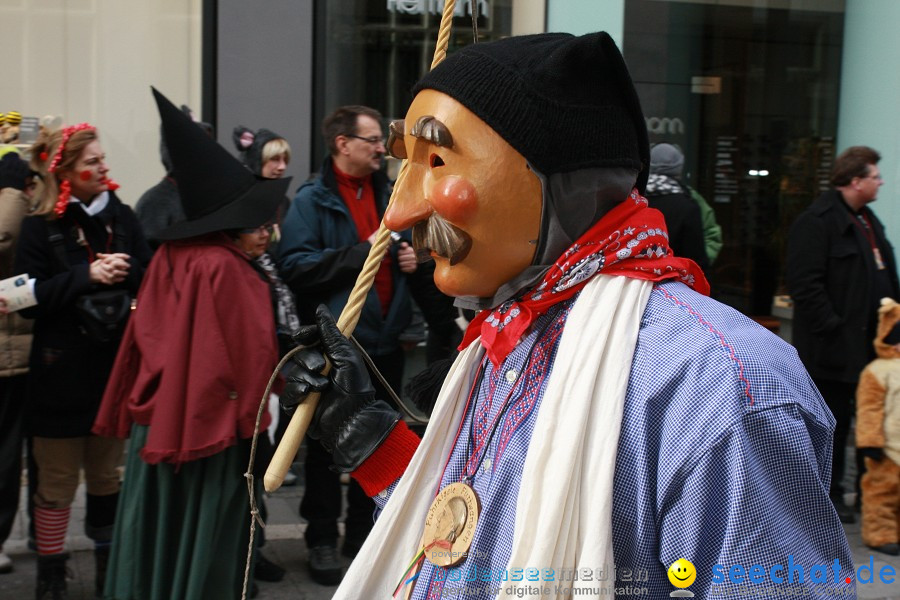 Narrenumzug - Grosses Narrentreffen in Konstanz am Bodensee, 22.01.2012