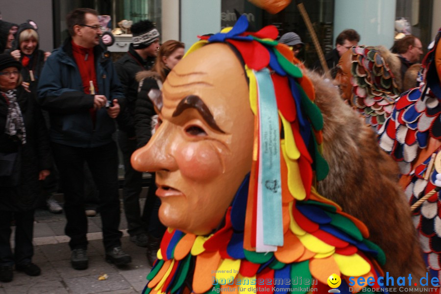 Narrenumzug - Grosses Narrentreffen in Konstanz am Bodensee, 22.01.2012