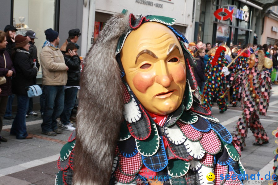 Narrenumzug - Grosses Narrentreffen in Konstanz am Bodensee, 22.01.2012