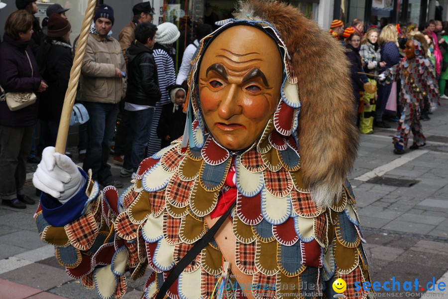 Narrenumzug - Grosses Narrentreffen in Konstanz am Bodensee, 22.01.2012