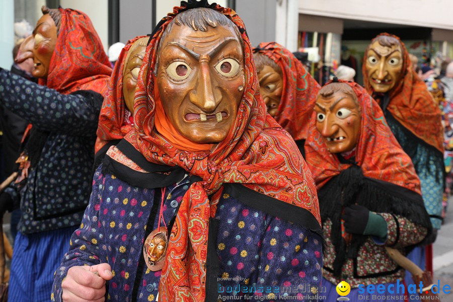 Narrenumzug - Grosses Narrentreffen in Konstanz am Bodensee, 22.01.2012