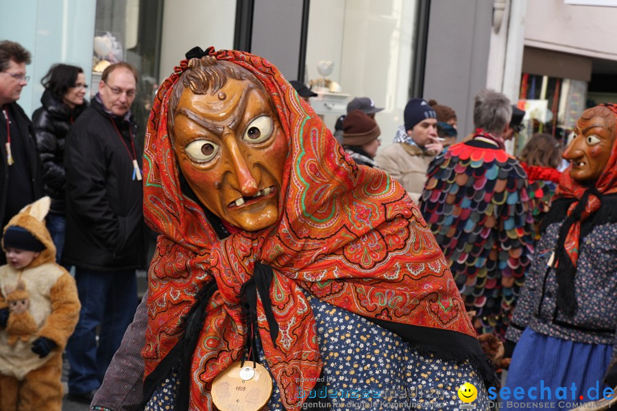 Narrenumzug - Grosses Narrentreffen in Konstanz am Bodensee, 22.01.2012