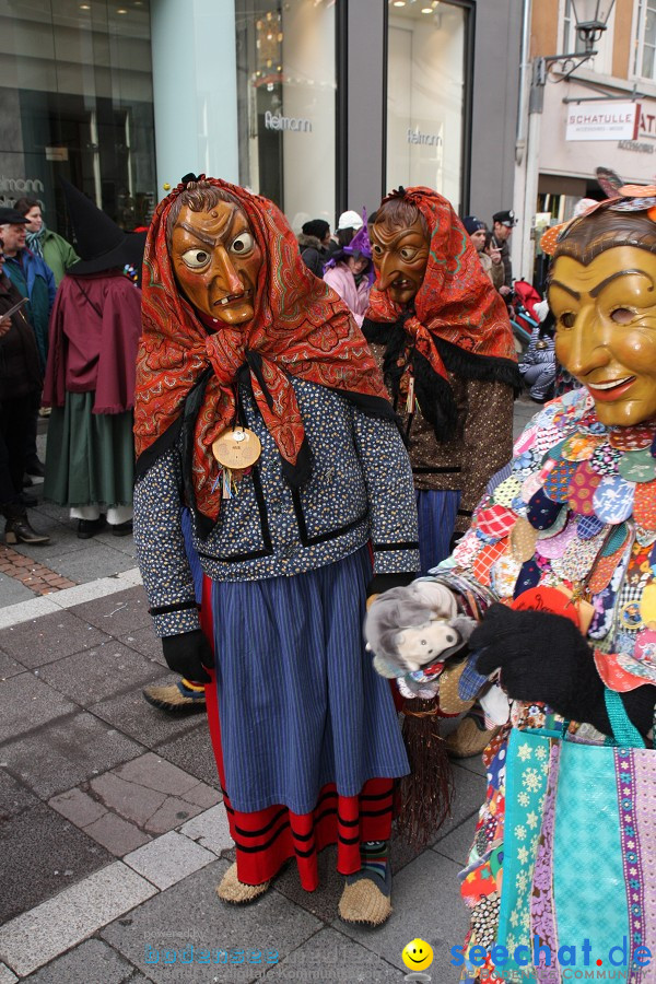 Narrenumzug - Grosses Narrentreffen in Konstanz am Bodensee, 22.01.2012