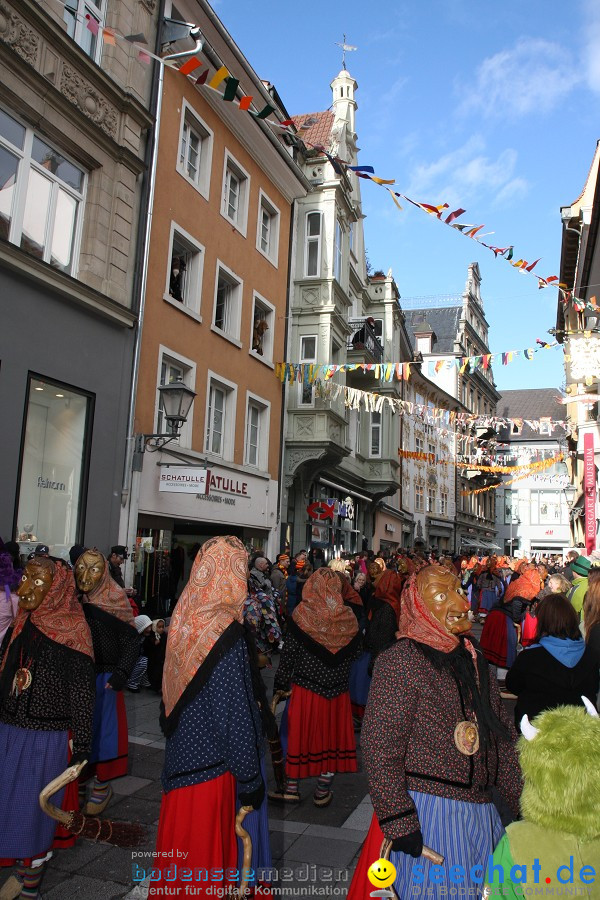 Narrenumzug - Grosses Narrentreffen in Konstanz am Bodensee, 22.01.2012