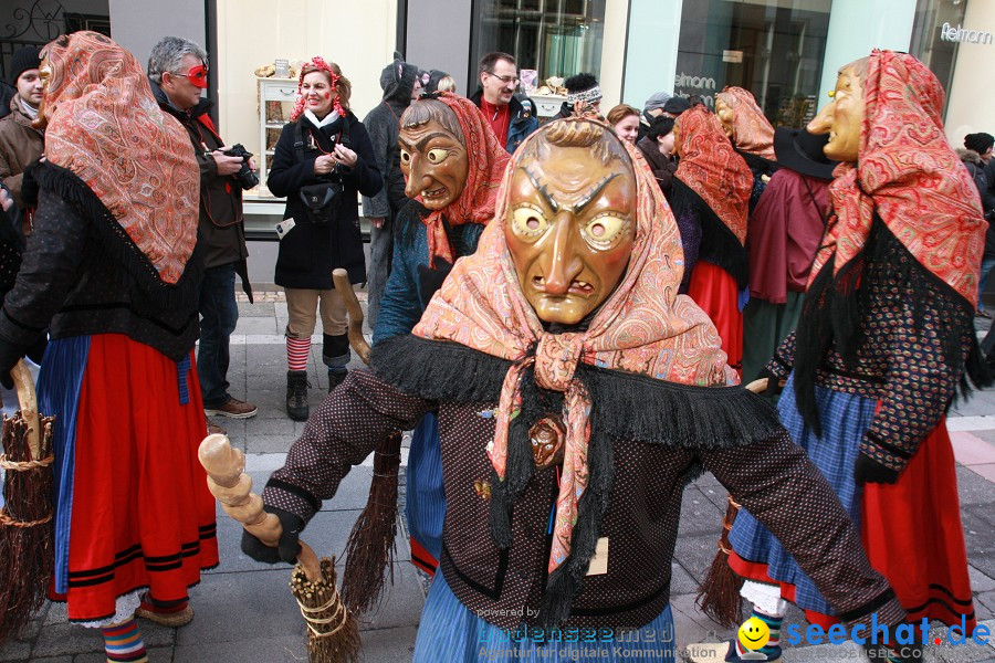 Narrenumzug - Grosses Narrentreffen in Konstanz am Bodensee, 22.01.2012