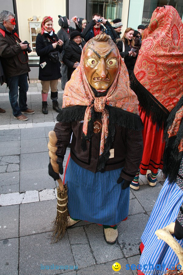 Narrenumzug - Grosses Narrentreffen in Konstanz am Bodensee, 22.01.2012