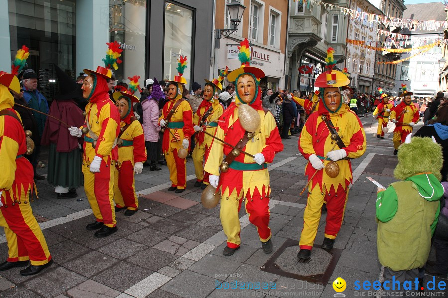 Narrenumzug - Grosses Narrentreffen in Konstanz am Bodensee, 22.01.2012