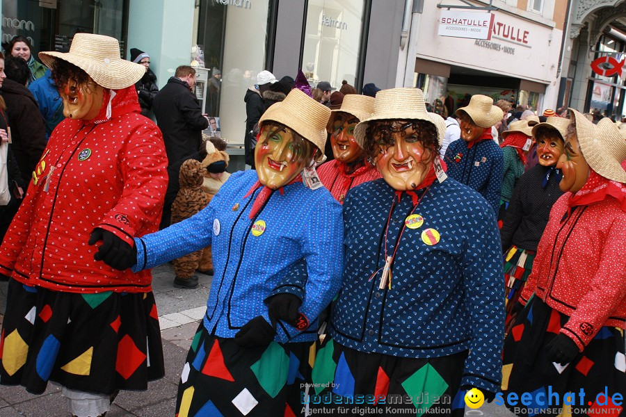 Narrenumzug - Grosses Narrentreffen in Konstanz am Bodensee, 22.01.2012