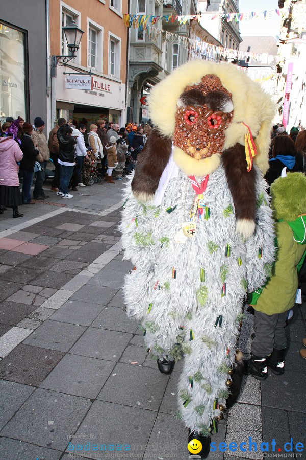 Narrenumzug - Grosses Narrentreffen in Konstanz am Bodensee, 22.01.2012