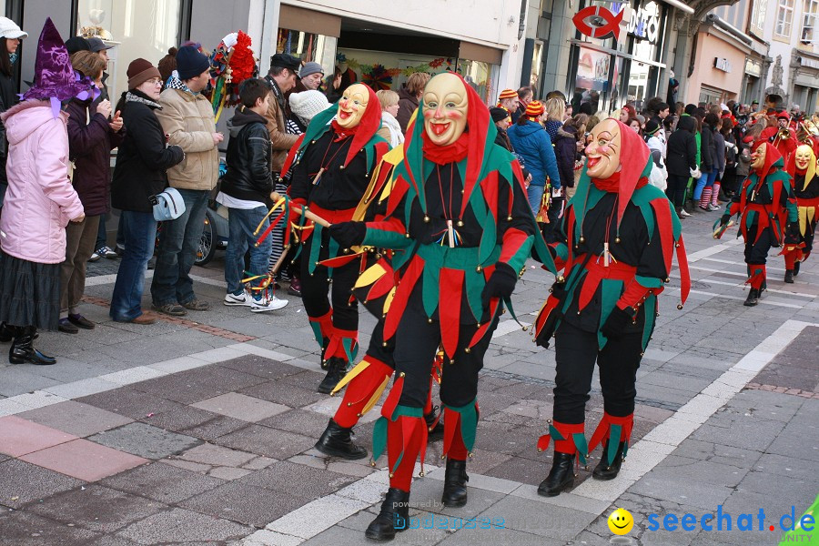 Narrenumzug - Grosses Narrentreffen in Konstanz am Bodensee, 22.01.2012