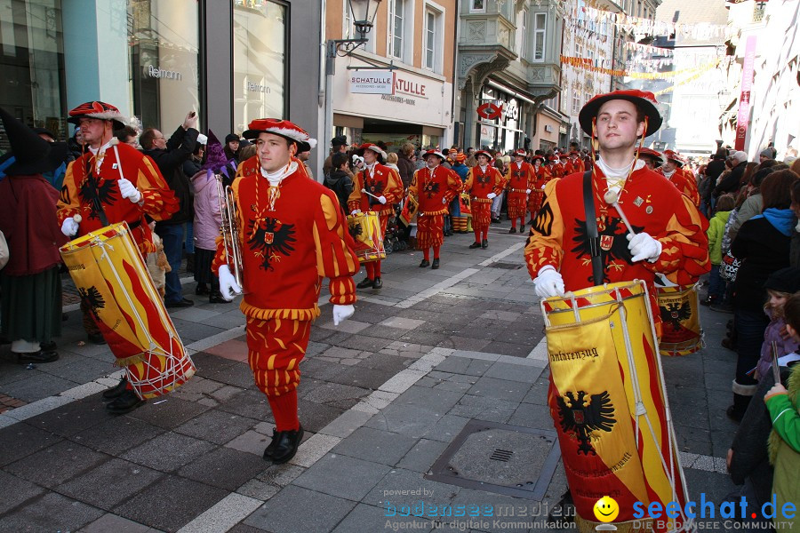 Narrenumzug - Grosses Narrentreffen in Konstanz am Bodensee, 22.01.2012