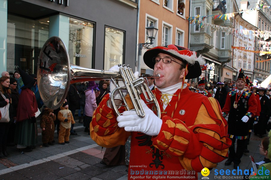 Narrenumzug - Grosses Narrentreffen in Konstanz am Bodensee, 22.01.2012