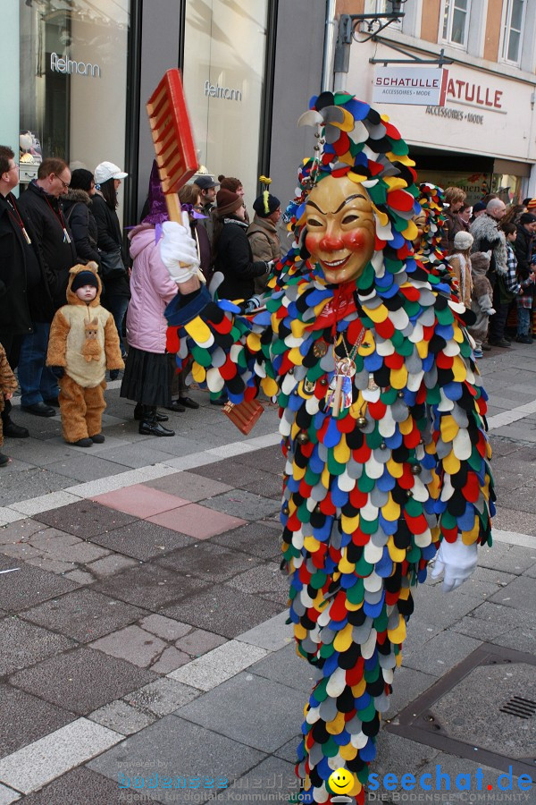 Narrenumzug - Grosses Narrentreffen in Konstanz am Bodensee, 22.01.2012