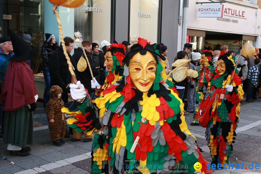 Narrenumzug - Grosses Narrentreffen in Konstanz am Bodensee, 22.01.2012