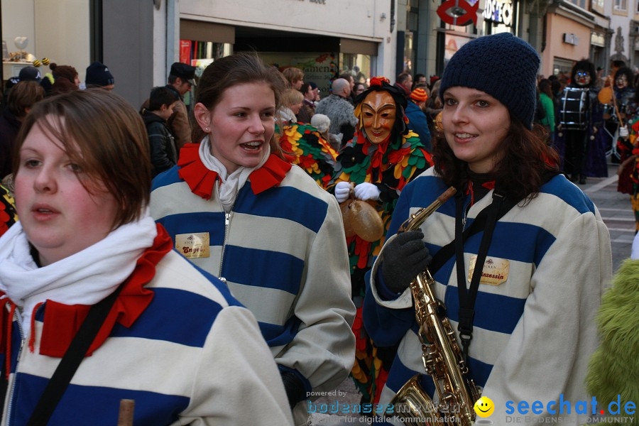 Narrenumzug - Grosses Narrentreffen in Konstanz am Bodensee, 22.01.2012