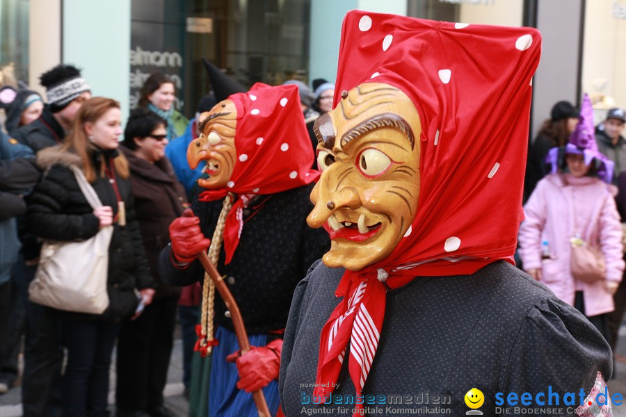 Narrenumzug - Grosses Narrentreffen in Konstanz am Bodensee, 22.01.2012