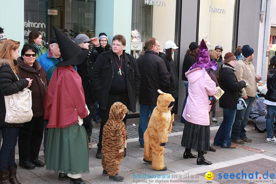 Narrenumzug - Grosses Narrentreffen in Konstanz am Bodensee, 22.01.2012