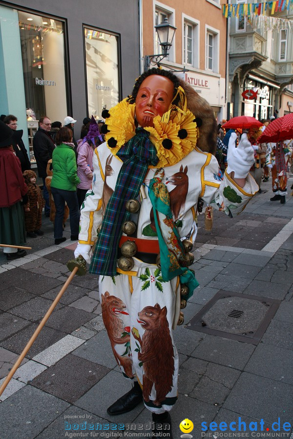 Narrenumzug - Grosses Narrentreffen in Konstanz am Bodensee, 22.01.2012