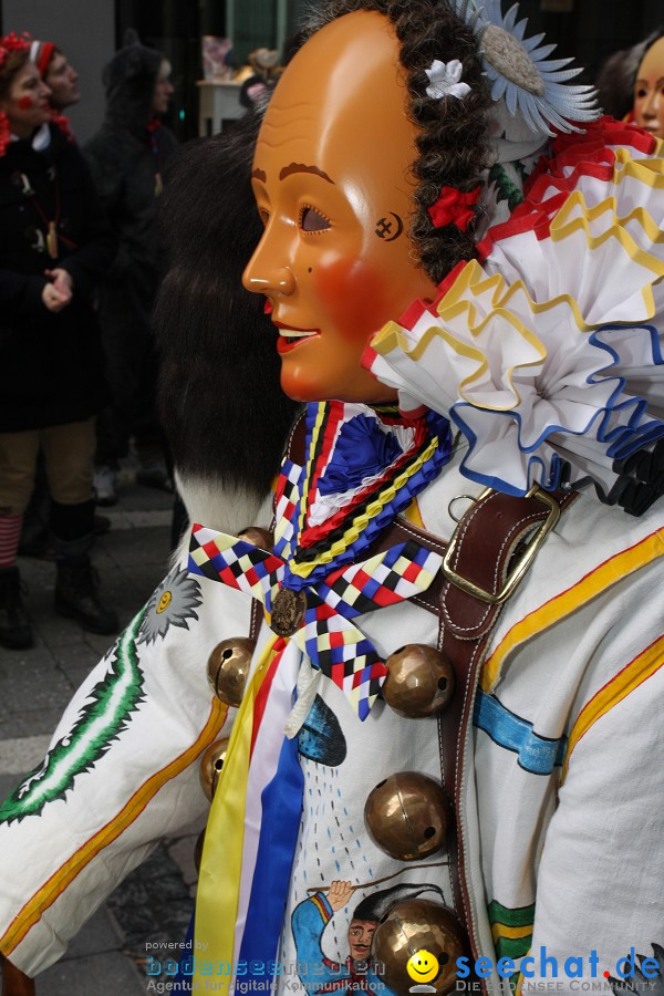 Narrenumzug - Grosses Narrentreffen in Konstanz am Bodensee, 22.01.2012