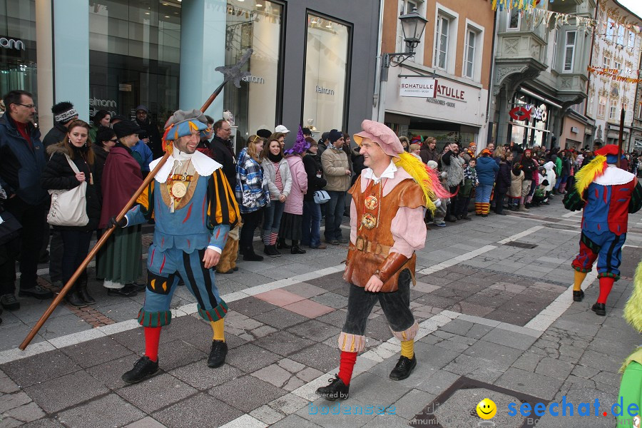 Narrenumzug - Grosses Narrentreffen in Konstanz am Bodensee, 22.01.2012