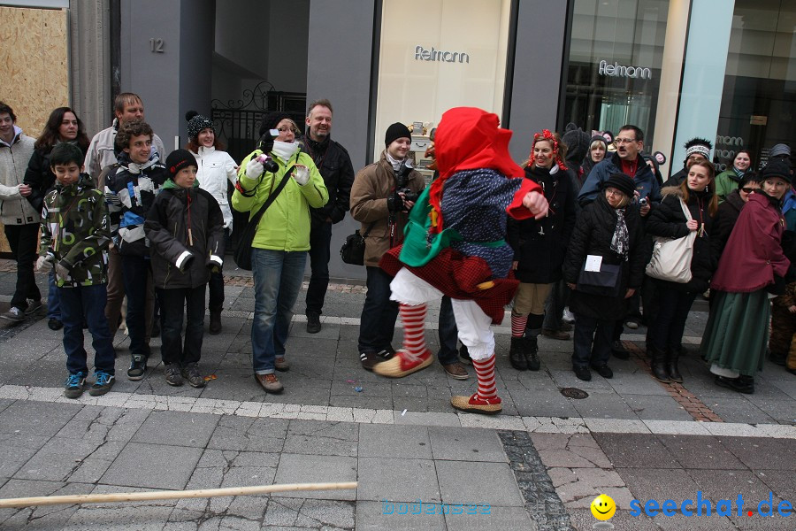 Narrenumzug - Grosses Narrentreffen in Konstanz am Bodensee, 22.01.2012