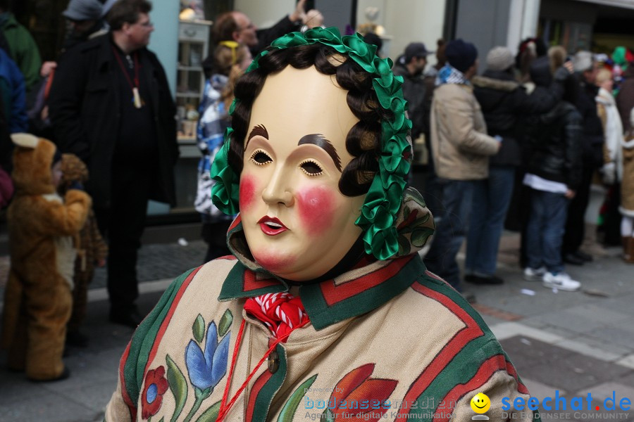 Narrenumzug - Grosses Narrentreffen in Konstanz am Bodensee, 22.01.2012