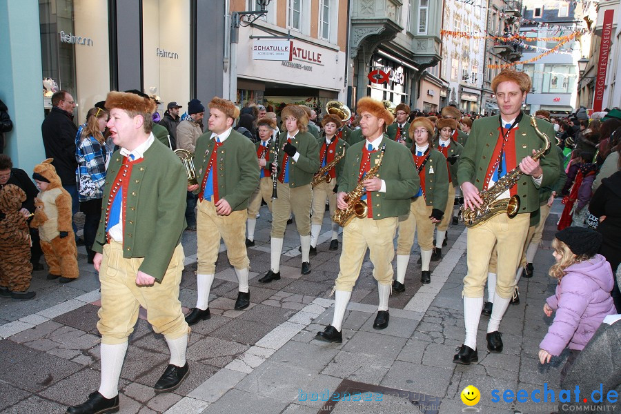 Narrenumzug - Grosses Narrentreffen in Konstanz am Bodensee, 22.01.2012