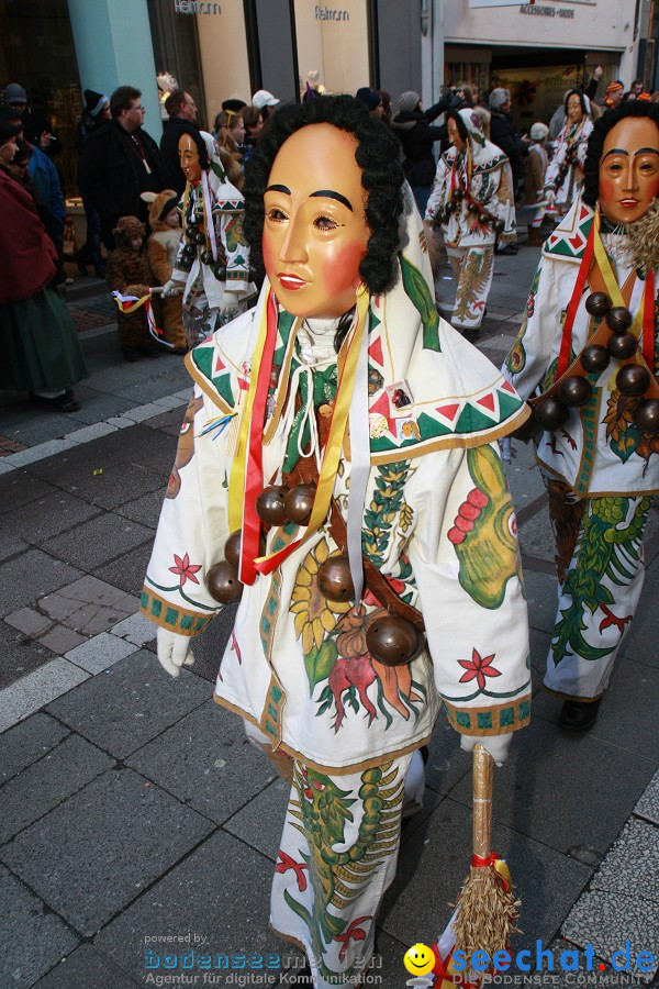 Narrenumzug - Grosses Narrentreffen in Konstanz am Bodensee, 22.01.2012