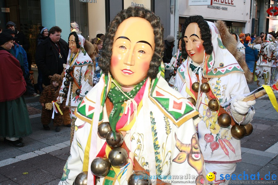 Narrenumzug - Grosses Narrentreffen in Konstanz am Bodensee, 22.01.2012