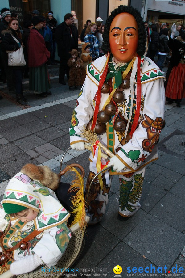 Narrenumzug - Grosses Narrentreffen in Konstanz am Bodensee, 22.01.2012