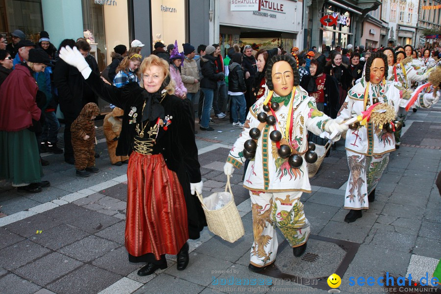 Narrenumzug - Grosses Narrentreffen in Konstanz am Bodensee, 22.01.2012