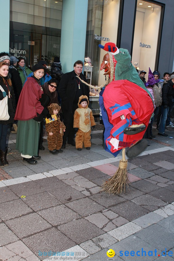 Narrenumzug - Grosses Narrentreffen in Konstanz am Bodensee, 22.01.2012